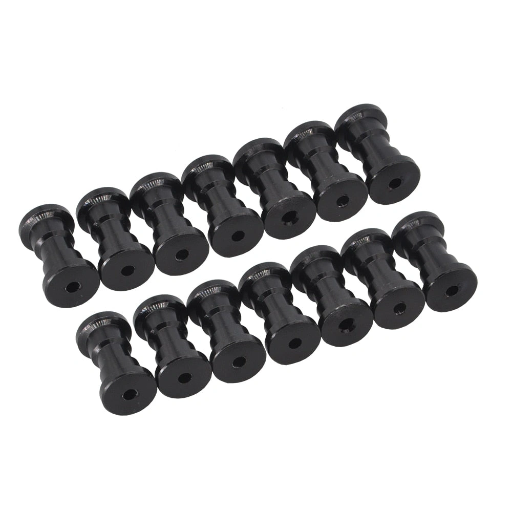 Huina 1580 Upgrade: Rugged Metal Track Rollers 14-Piece Set Ready to Roll Over Anything