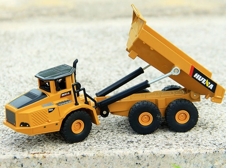 Huina 1712 1:50 Alloy Dump Truck – Epic Construction Toy for Young Builders!